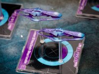 Halo  (4 of 8)  little Covenent corvettes, much bigger than their Human equivalent